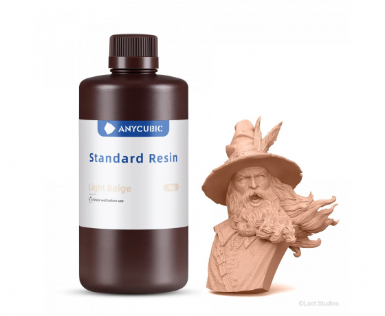 Фото 4 - Фотополімерна Базова смола Світло-бежева Anycubic