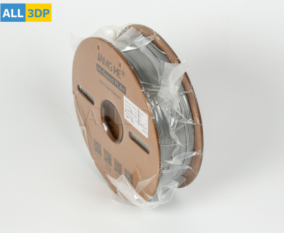 Фото 7 - Сірий Високошвидкісний філамент для швидкісного друку Hi-Speed PLA+ JAMGHE 1,75 мм 1kg