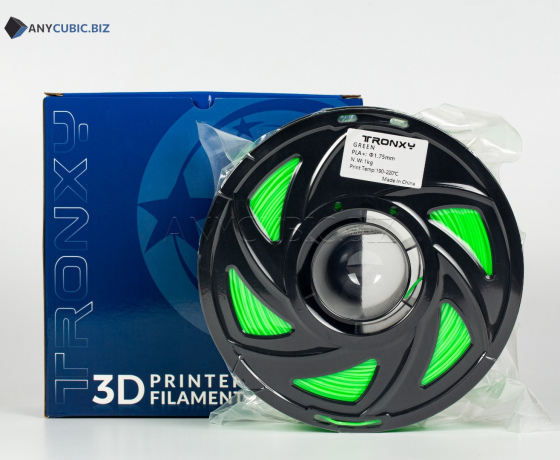 Фото 2 - Зелений PLA пластик Tronxy для 3D принтера 340m | 1 кг | 1,75 мм