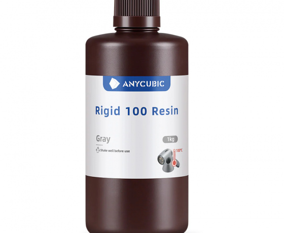 Фото 2 - Фотополімерна смола Anycubic Rigid 100 Resin Сірий