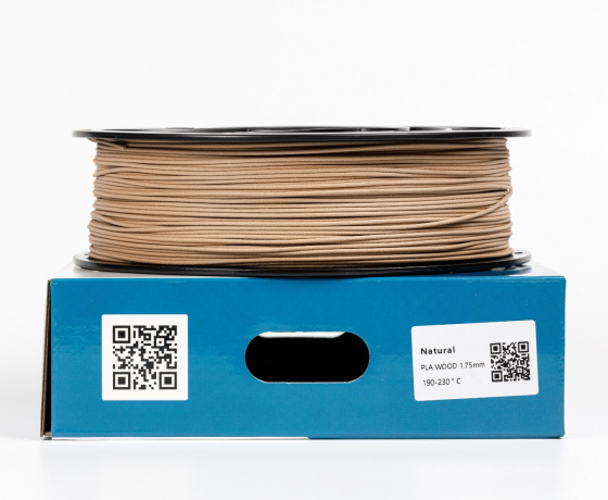 Фото 2 - PLA Wood - пластик наповнений деревинною 1кг | 1.75мм | 330м