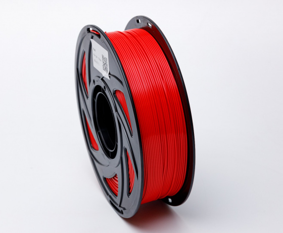 Фото 2 - Червоний Пла Пластик Шовковий \ PLA SILK Red 1кг | 1.75мм | 330м