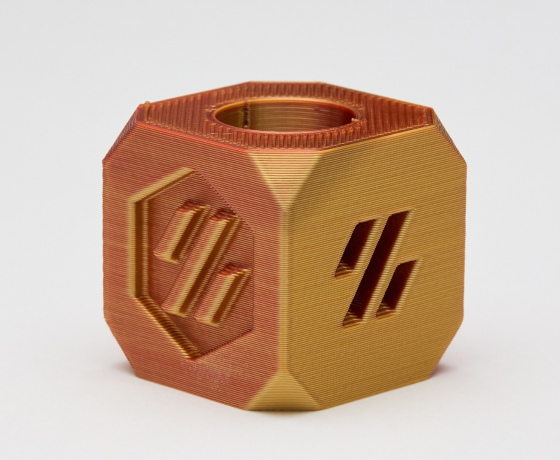 Фото 7 - Золото Мідь Пла Пластик Шовковий | PLA SILK Gold Copper 1кг | 1.75мм | 330м