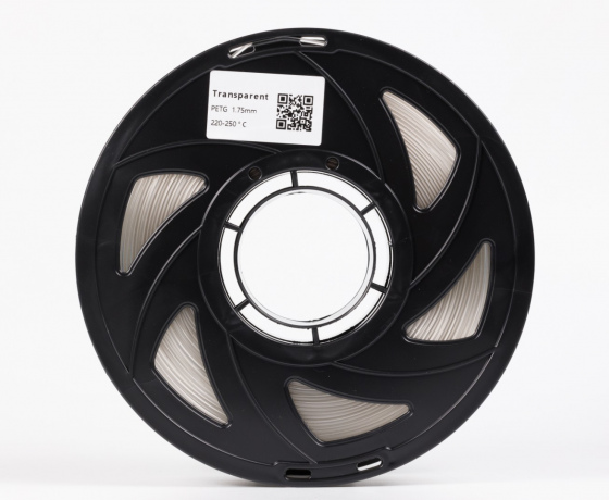 Фото 3 - PETG прозорий 1кг | 1.75мм | 330м