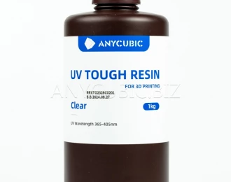 ПРОЗОРНА Гнучка фотополімерна смола Anycubic Flexible Tough Resin CLEAR 1КГ