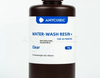 Прозора Фотополімерна Смола що змивається водою | Anycubic Water-Wash Resin+ Clear 1кг