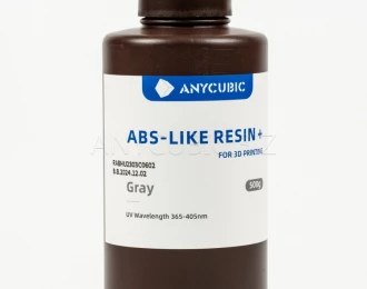 Сіра Aбс-подібна Фотополімерна смола+ | Anycubic ABS-Like Resin+ grey 500г
