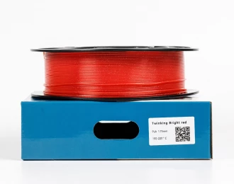 Яскраво-Червоний Twinking PLA пластик 1кг | 1.75мм | 330м